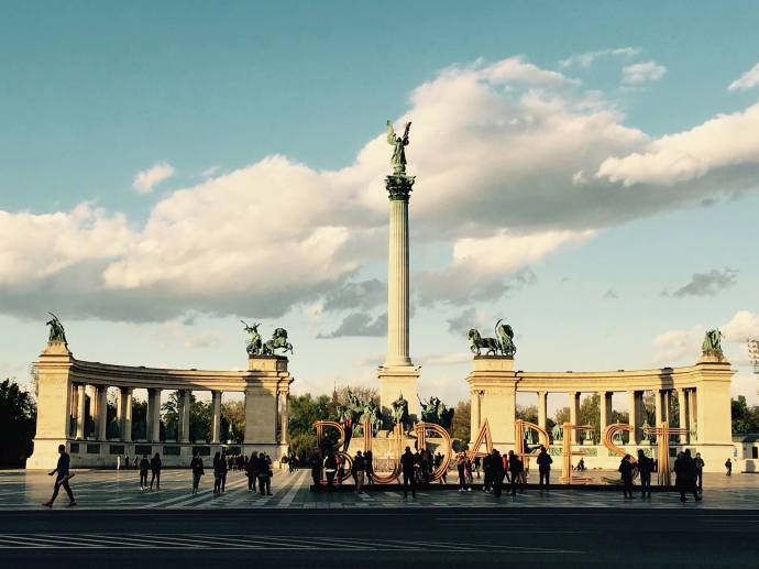 Heroes square Budapest, weekend guide to Budapest